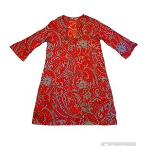 Francesca’s Collections Retro-Inspired Boho Dress. Size Medium.